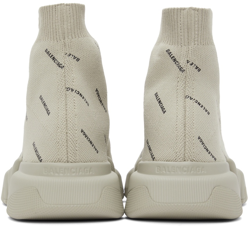 BALENCIAGA Speed 2.0 sneakers in recycled beige mesh