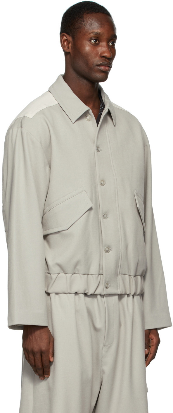 Martin Asbjørn Grey & Beige Ace Coach Jacket