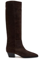 Aeyde Medea 50 Suede Knee-high Boots Brown