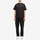 ANNIE HOOD Men's College T-Shirt in Black