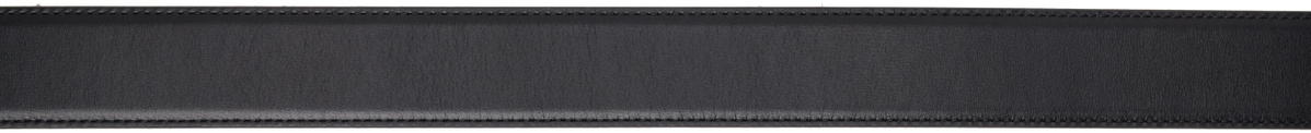 Balmain Black Safety Pin Belt