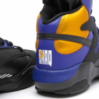Reebok Men's Shaq Attaq Sneakers in Core Black/Bold Purple/Gold