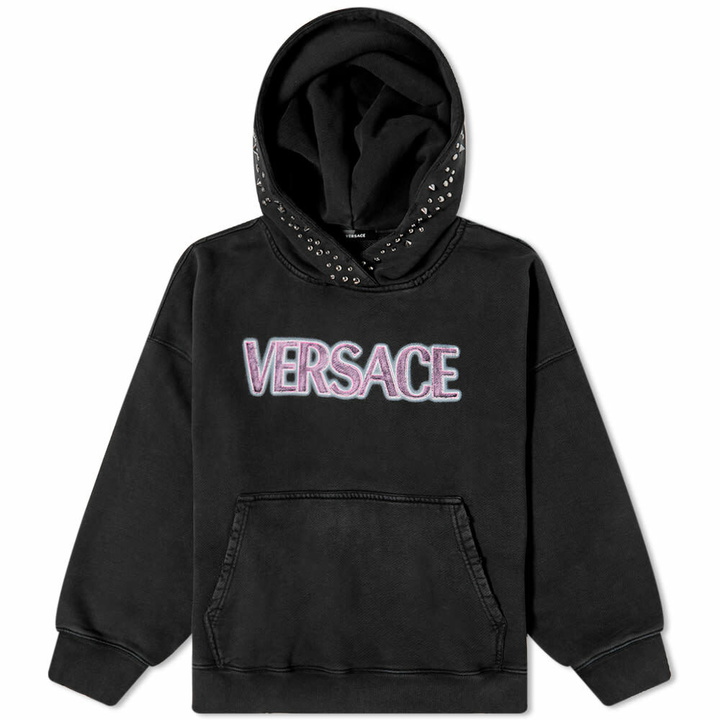 Photo: Versace Women's Logo Hoody in Black