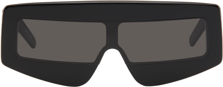 Photo: Rick Owens Black Temple Phleg Sunglasses