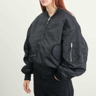 Entire Studios Women's Broad Bomber Jacket in Oil