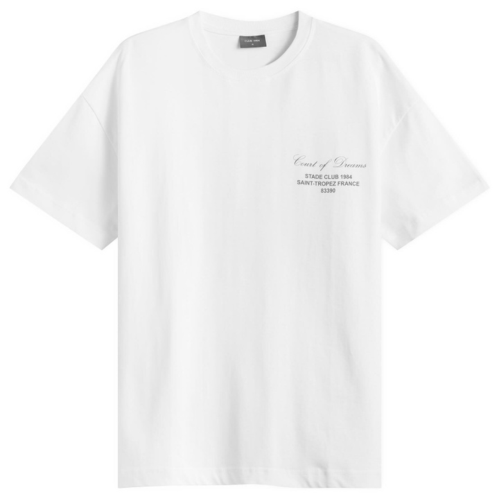 Photo: Club 1984 Men's Court of Dreams T-Shirt in White