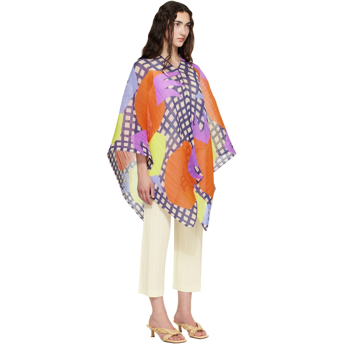 PLEATS PLEASE ISSEY MIYAKE Multicolor Madame-T Scarf