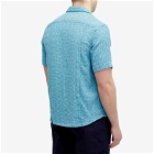 Corridor Men's Rainbow Weave Vacation Shirt in Blue
