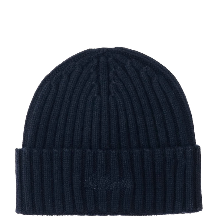 Photo: MC2 Saint Barth Wool Blend Beanie With Logo