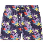 Vilebrequin - Mahina Mid-Length Printed Swim Shorts - Blue