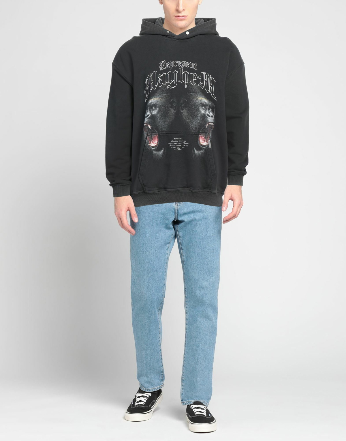 Represent Mens Sweatshirt Charcoal
