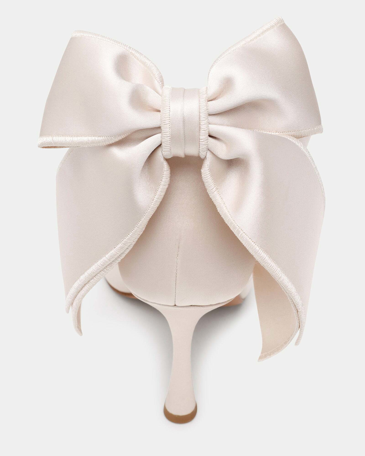 Steve Madden Bougie Heels in White Satin