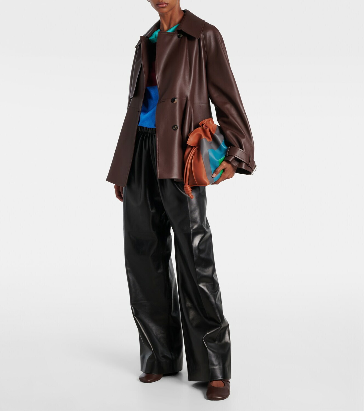 Loewe Balloon leather jacket