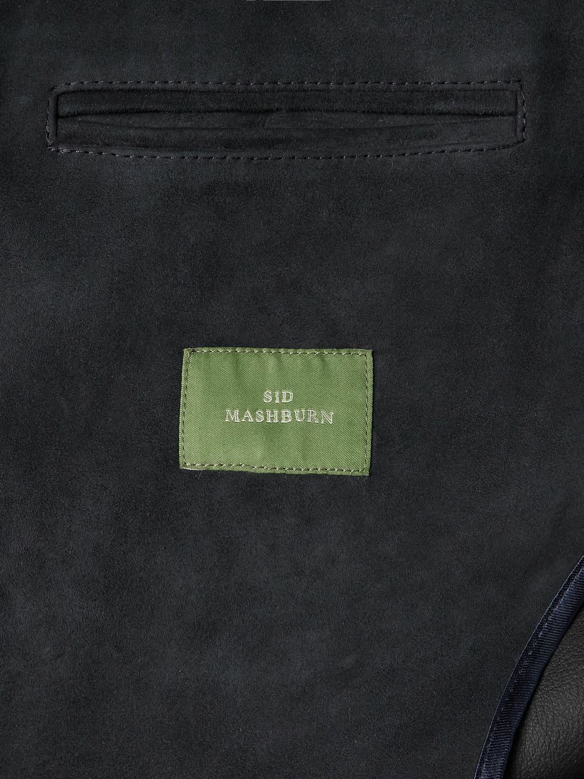 Sid Mashburn - Butcher Unstructured Suede Blazer - Blue