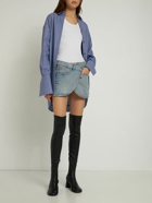 COPERNI - Asymmetric Denim Mini Skirt