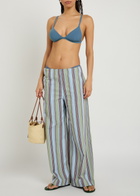 Nounou Coco Triangle Bikini top Blue