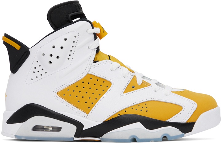Photo: Nike Jordan Yellow Air Jordan 6 Retro Sneakers