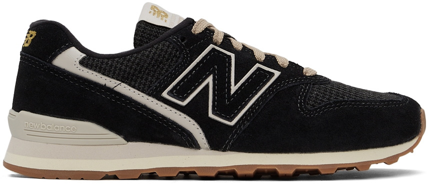 new balance black 996v2 sneakers