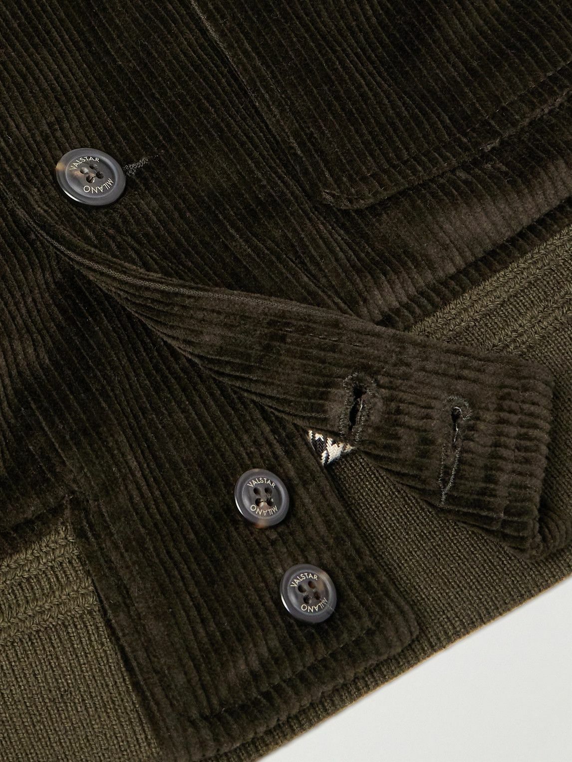 Valstar - Valstarino Cotton-Blend Corduroy Padded Jacket - Green