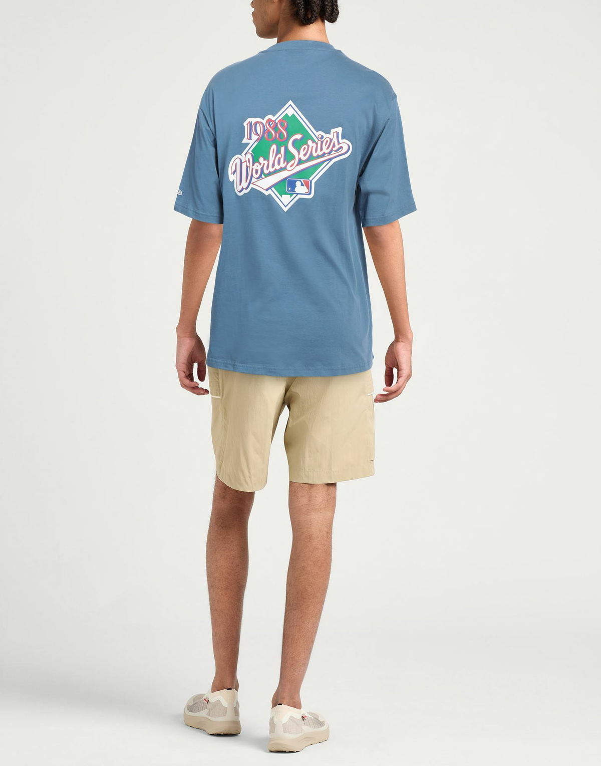 New Era Mens T-shirt Sky in Blue
