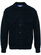 Junya Watanabe MAN Blue Mélange Knit Cardigan