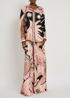 Pucci Orchidee Printed Silk-twill Trousers Multi Print