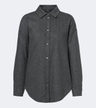 'S Max Mara Wool flannel shirt