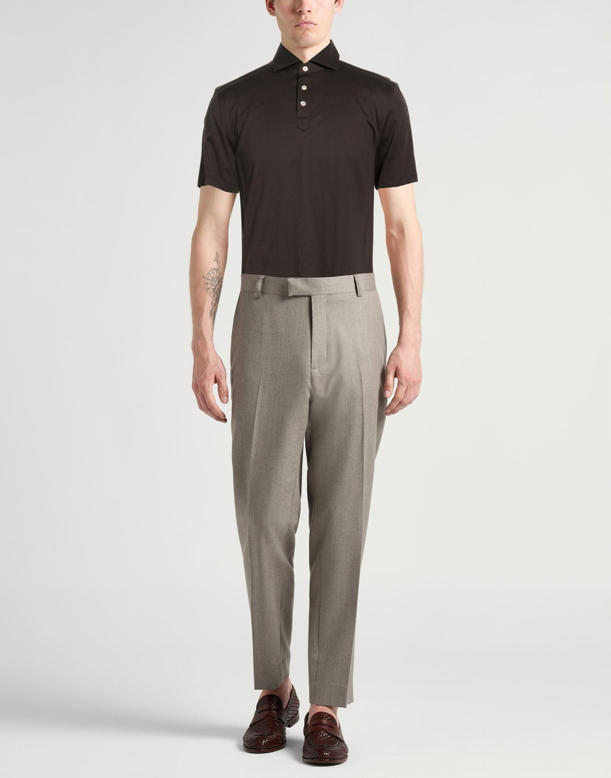 Boglioli Mens Polo shirt Charcoal