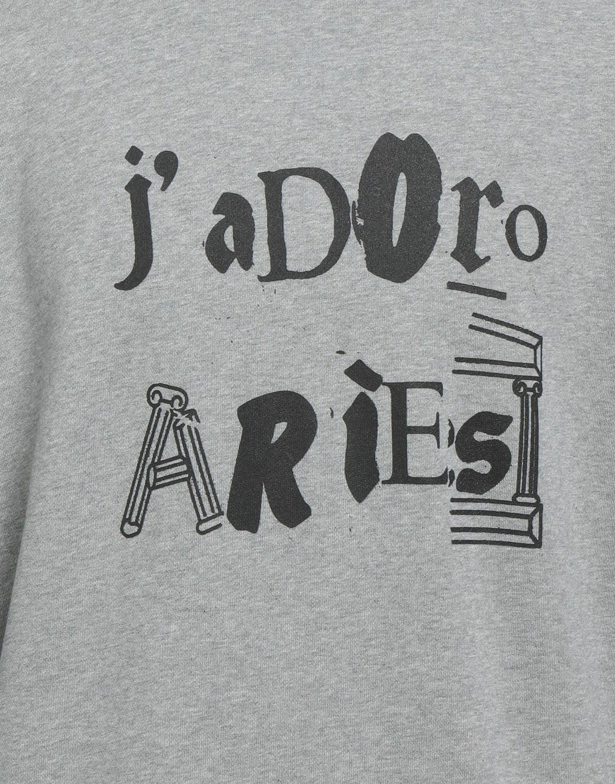 Aries Mens Sweatshirt in Grey