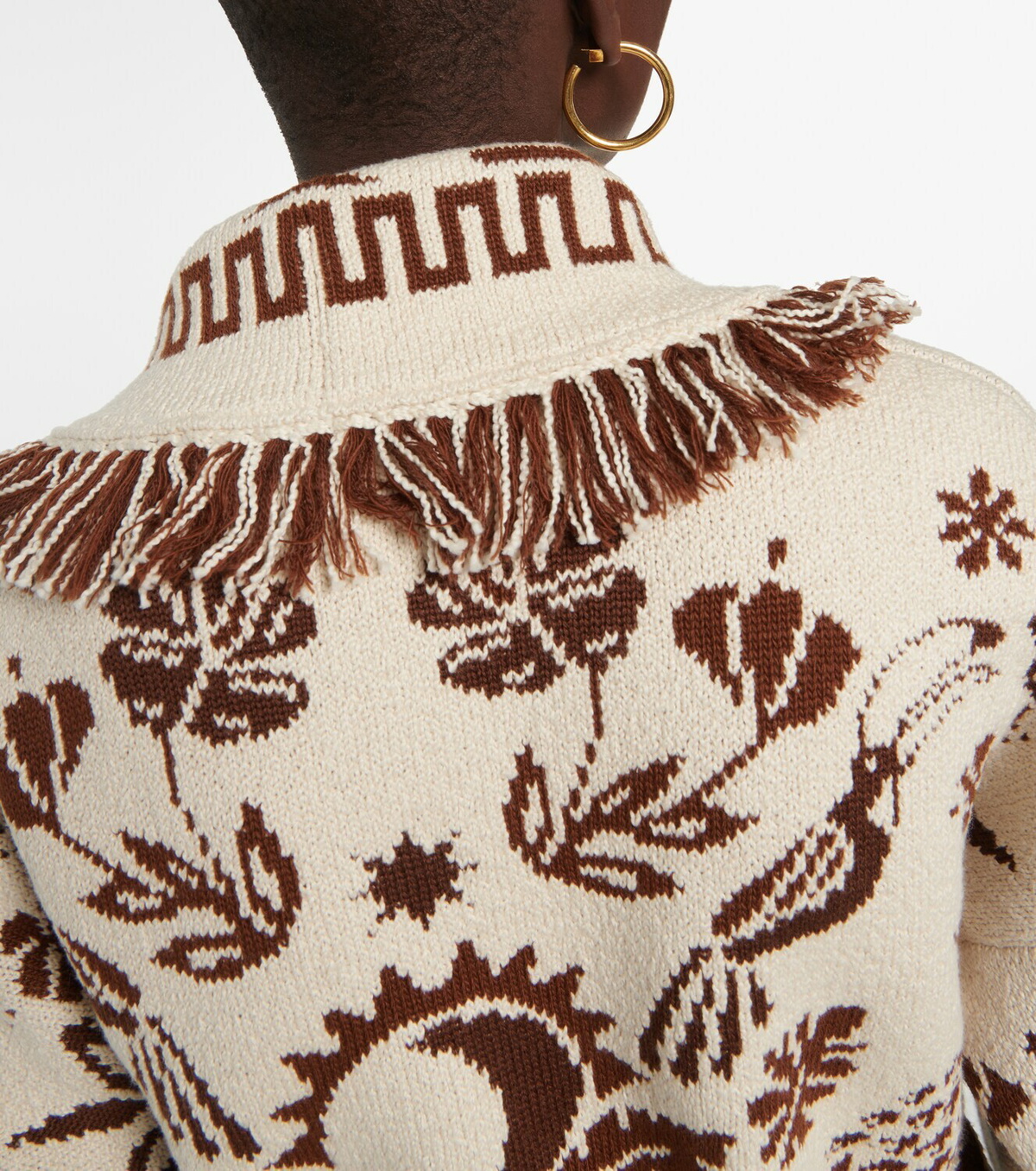 Alanui - Explosion Of Nature wool-blend cardigan