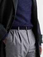 Anderson & Sheppard - 3.5cm Suede Belt - Blue