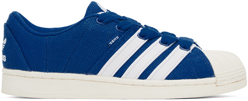 Men's sneakers and shoes adidas Originals Superstar 82 Cloud White/ Blue  Dawn/ Red | Queens
