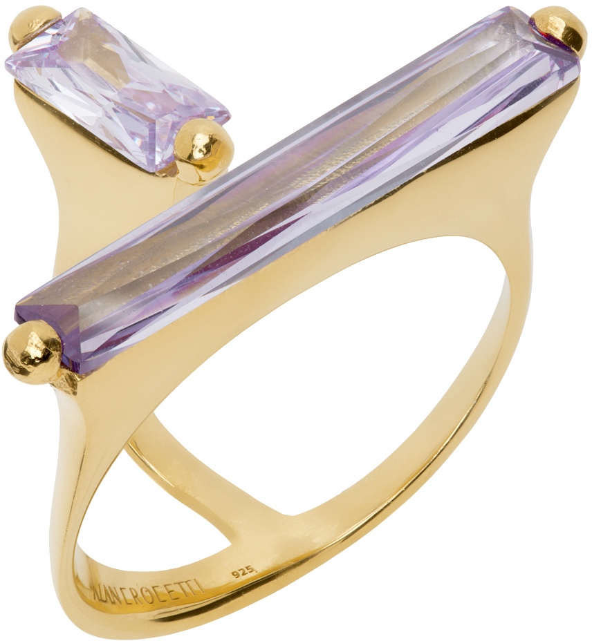 Photo: Alan Crocetti Gold & Purple Fantasy Ring