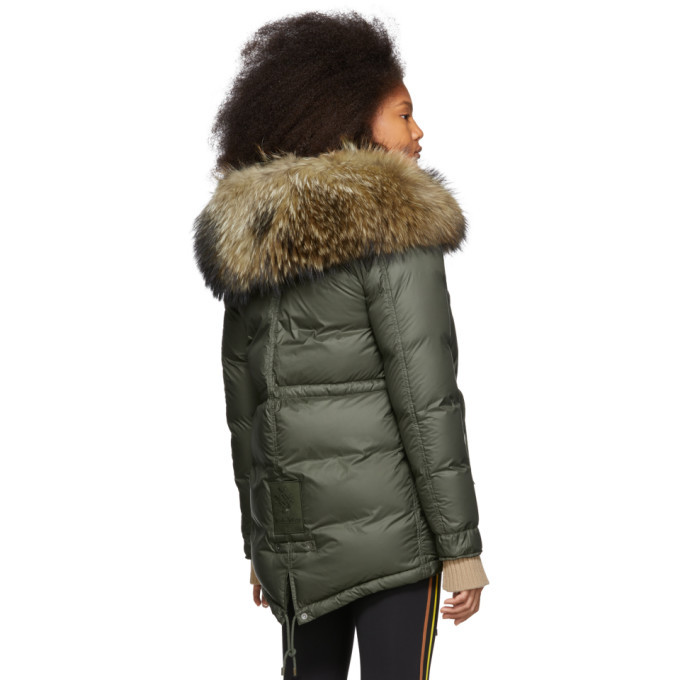 Mr and Mrs Italy Green Down London Parka