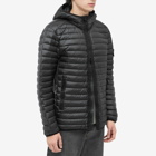 Stone Island Men's Lightweight Hooded Down Jacket in Black