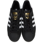 adidas Originals Black Nubuck Superstar ADV Sneakers