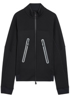 Moncler Grenoble Logo-appliquéd Stretch-jersey Sweatshirt Black