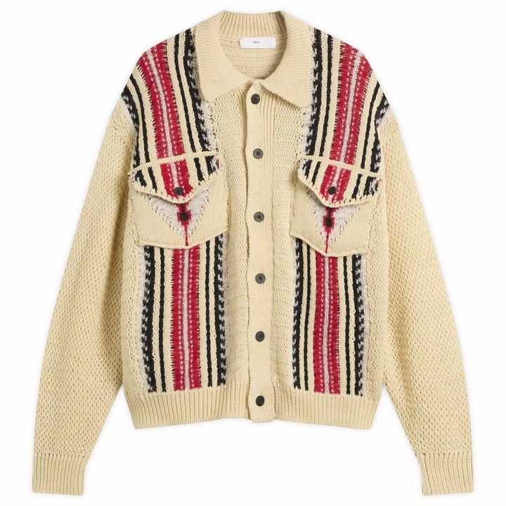 Photo: TOGA ARCHIVES Women's Mesh Knit Jacket in Off White
