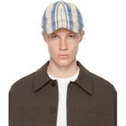 A.P.C. Off-White & Blue Charlie Baseball Cap