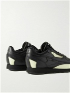 Maison Margiela - Reebok Leather and Coated-Mesh Sneakers - Black