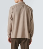 Berluti Herringbone wool shirt