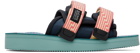 Suicoke Yellow & Pink MOTO-JC01 Sandals
