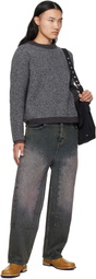 Eckhaus Latta Gray Yak Sweater