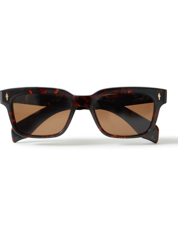 Photo: Jacques Marie Mage - Molino Square-Frame Tortoiseshell Acetate Sunglasses