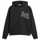 ANNIE HOOD Men's Knit Hoodie in Black