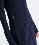 Mugler Wool-blend shirt dress