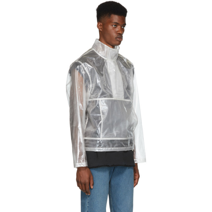 Transparent biker jacket sale