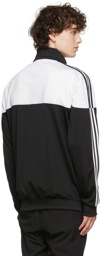 adidas Originals Black & White Split Firebird Track Jacket