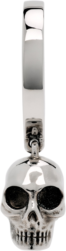 Photo: McQueen Skull Hoop Single Earring