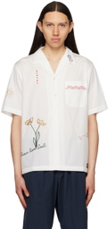 Universal Works White Flower Mountain Edition Shirt